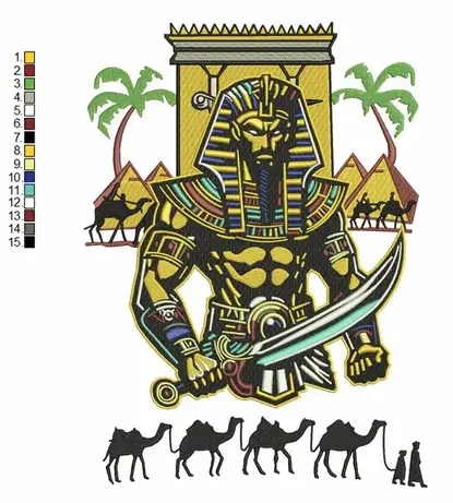 Restaurant branding embroidered patch