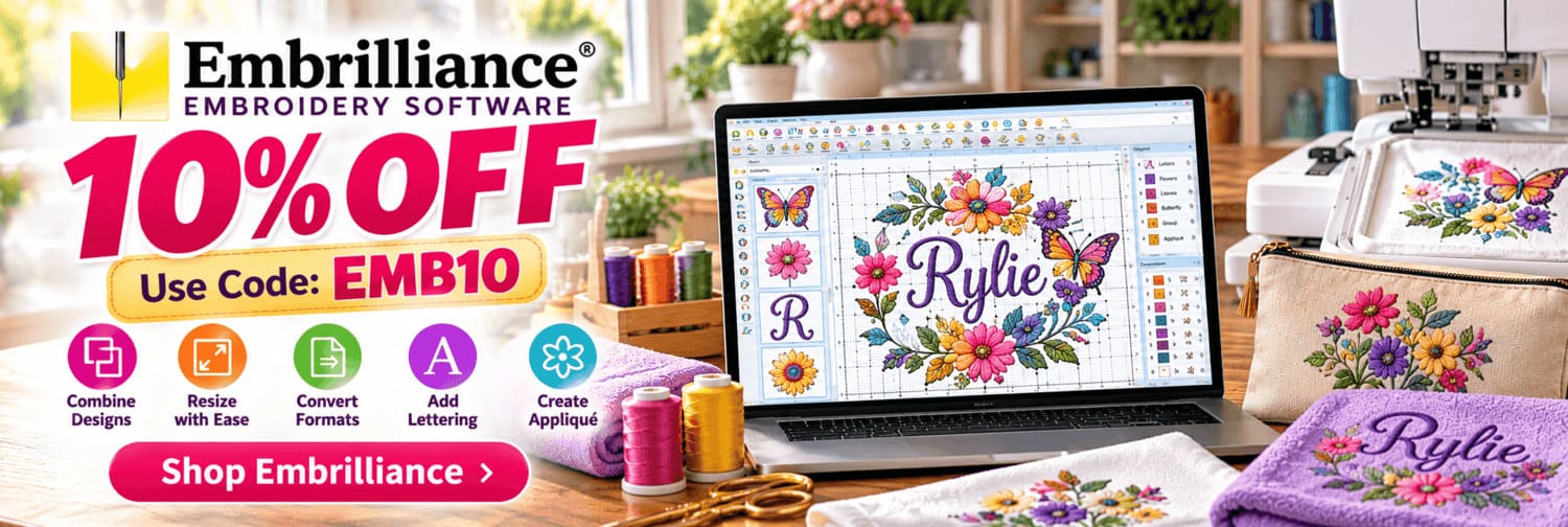 Just Dropped! Embrilliance Software at 10% Off