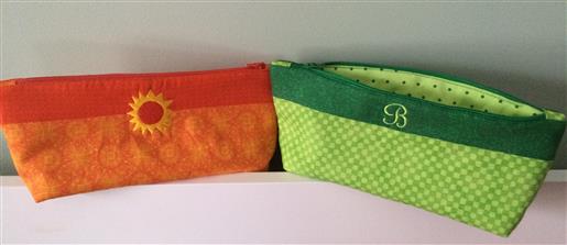 Lined Cosmetic Bag