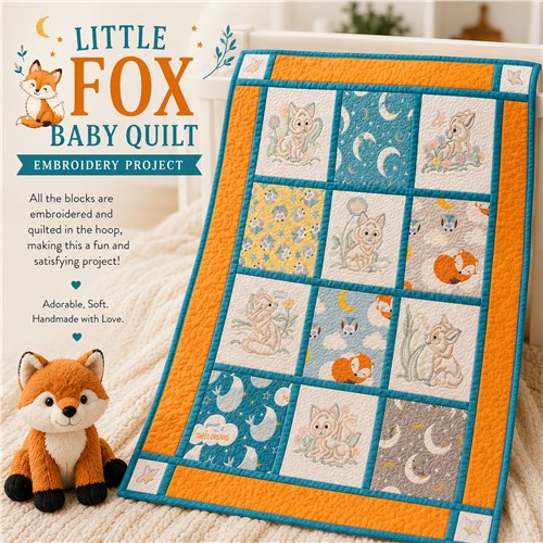 Little Fox Baby Quilt
