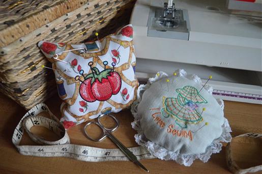Nutty Pillow-Style Pin Cushion