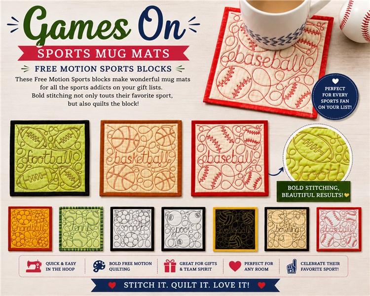 Games On Sports Mug Mats