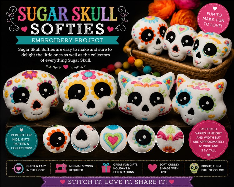 Sugar Skull Softies