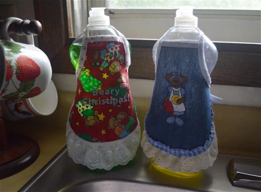 Dish Soap Bottle Apron