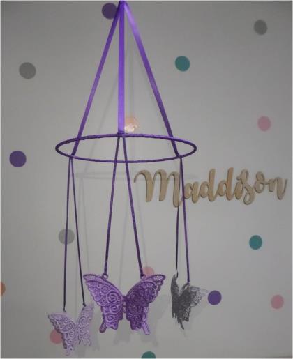 FSL Butterfly nursery mobile