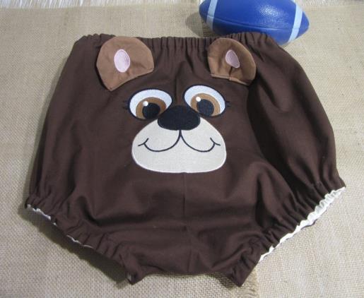 Adorable Bear Diaper Cover With 3D Ears