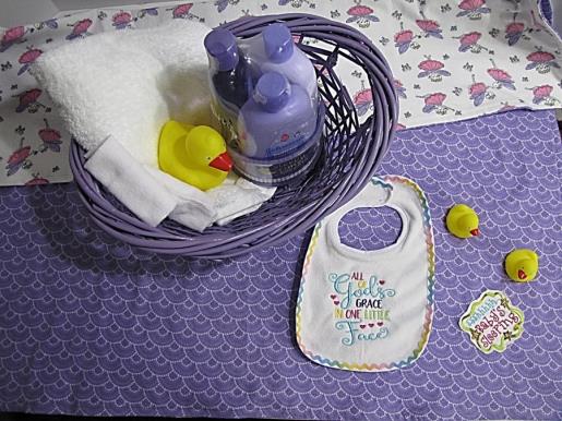 Baby Bed and Bath Time Gift Set