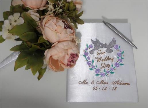 Wedding guest book