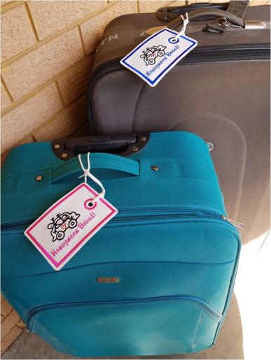 Honeymoon Bound luggage tags