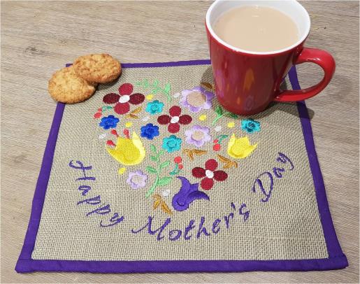 Mother's Day Mug Rug
