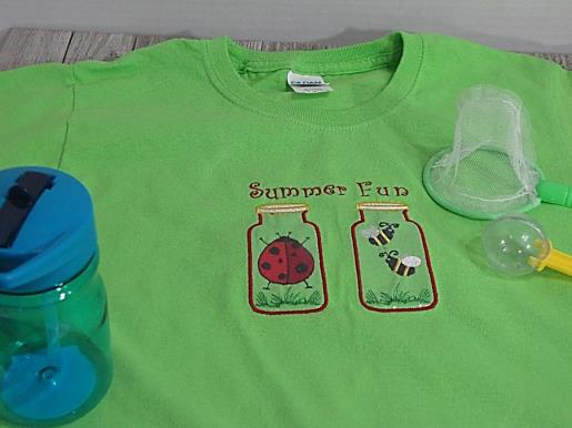 Summer Fun Vinyl Applique Child's T-shirt