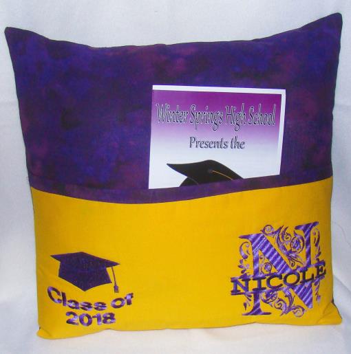 Reading Graduation Pillow
