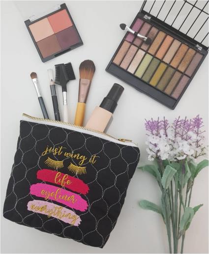 Wing It Makeup Bag