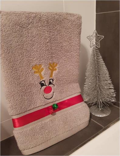 Rudolph Hand Towel