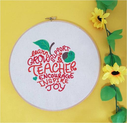 Teacher Appreciation wall hanging
