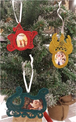 FSL Christmas Tree Photo Ornaments