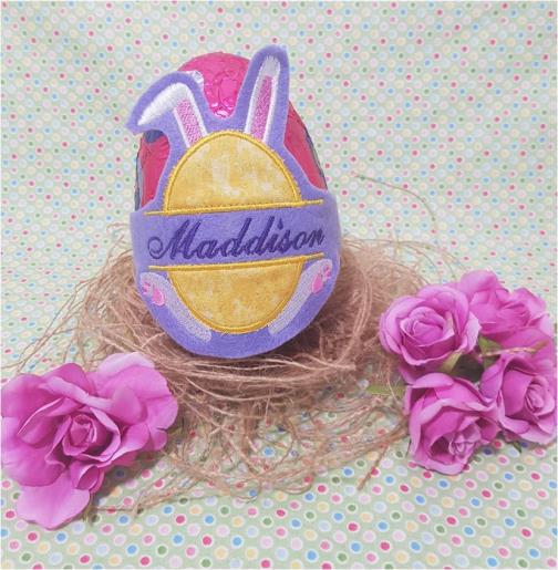 Easter Egg Name Wrap