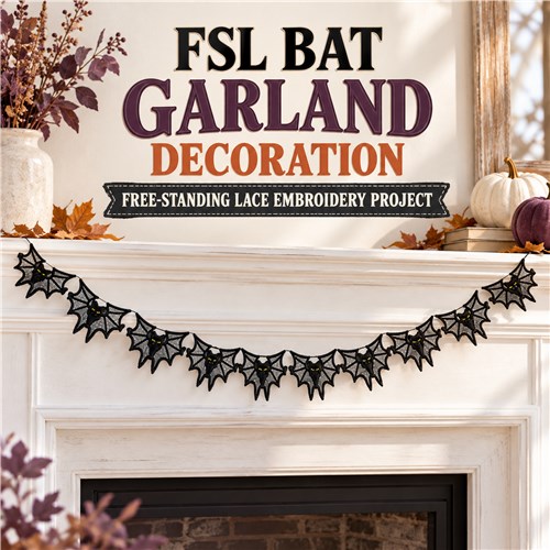 FSL Bat Garland Decoration