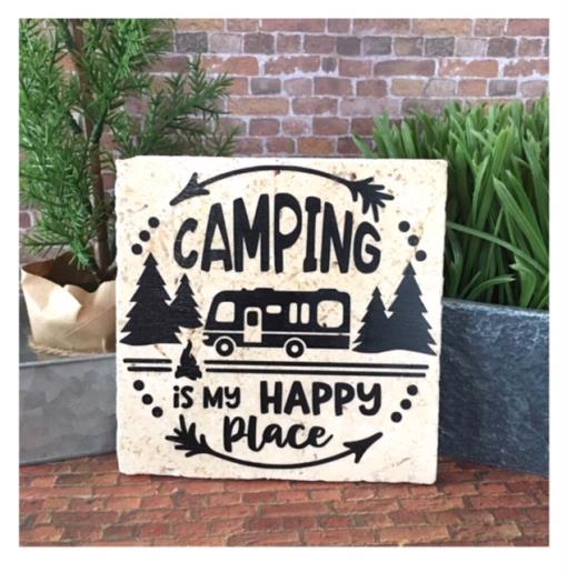 Camping Is My Happy Place Signage/SVG