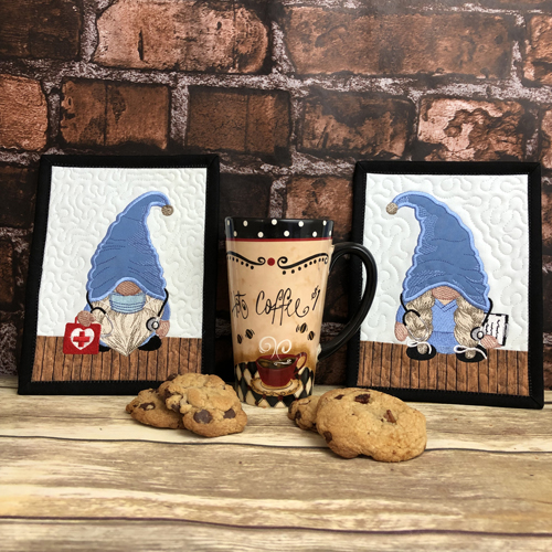 ITH Nurses Gnome Mug Rugs