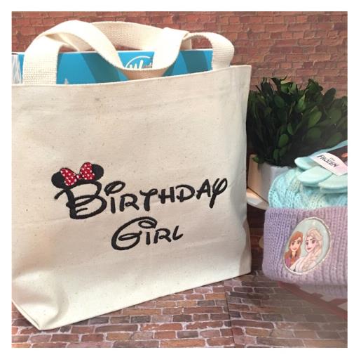 Disney Inspired Birthday Tote Gift Bag