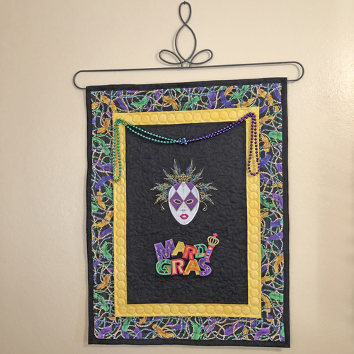 Mardi Gras Wall Hanging