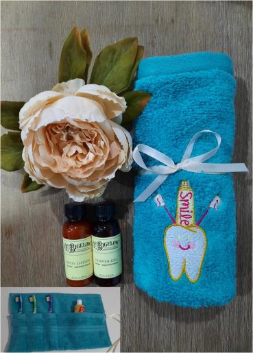 Toothbrush Towel Wrap