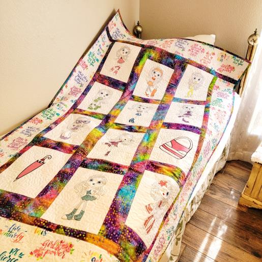 ITH Mylar Divas Quilt