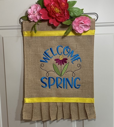 Welcome Spring Flag