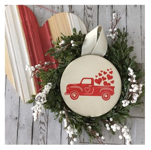 Valentine Themed Wooden Door Knob Hanger/SVG