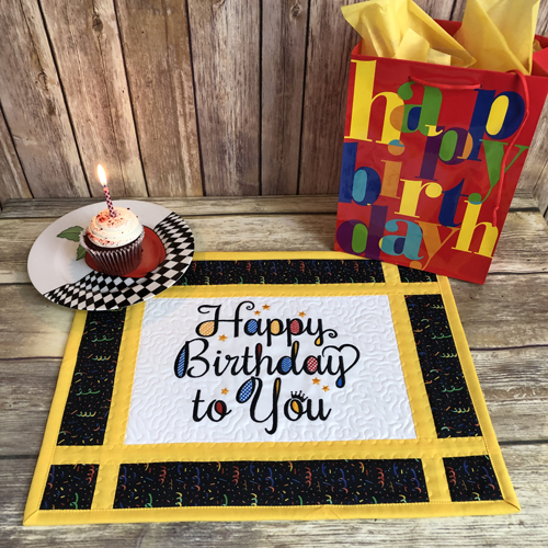 Happy Birthday Placemat