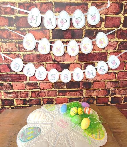 Happy Easter Blessings Swag