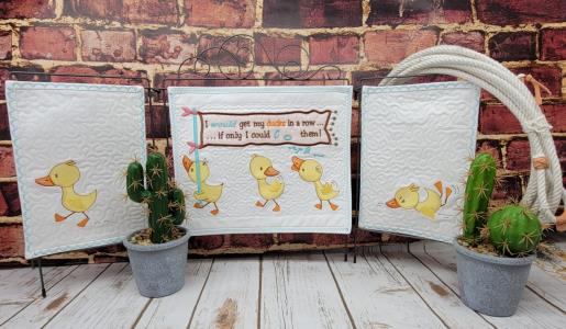 Corral the Duckies Triptych