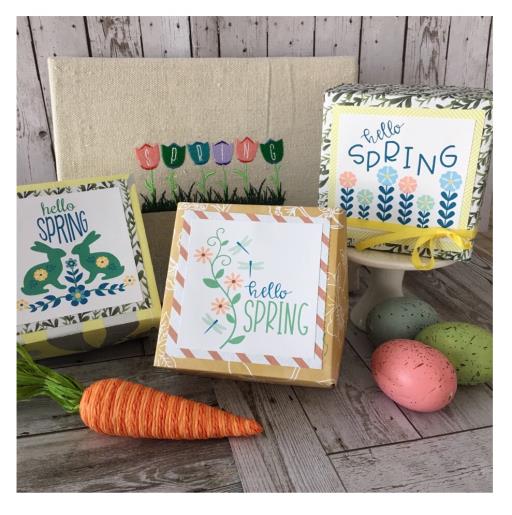 Springtime Treat Boxes/Print Art