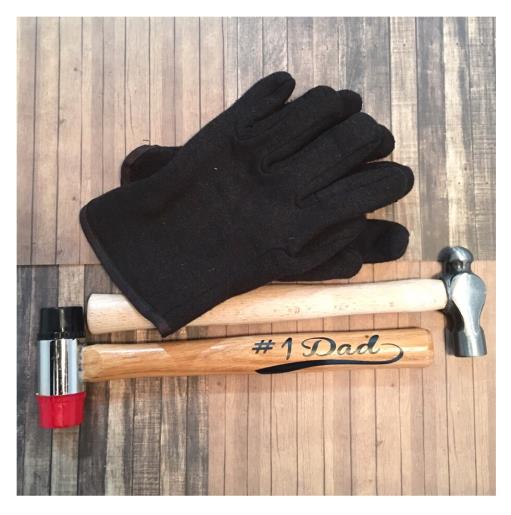 Number 1 Dad Monogrammed Hammer