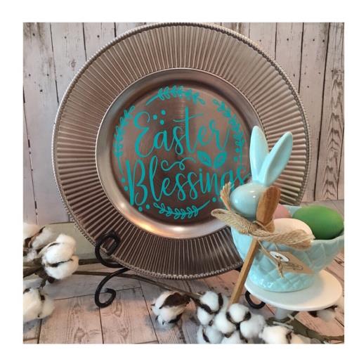 Easter Blessings Charger Plate