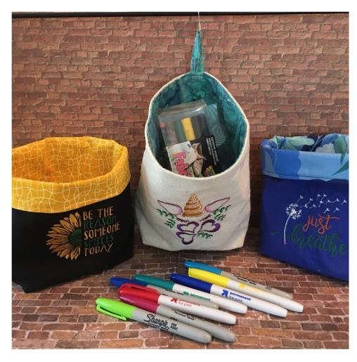 Kids Hanging Organization Fabric Bin