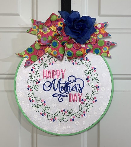 Mother's Day Hoop Art