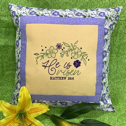 He is Risen Pillow