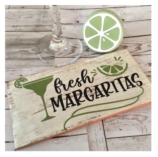 Fresh Margaritas Tile Signage/SVG