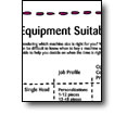 Equipment Suitability Chart