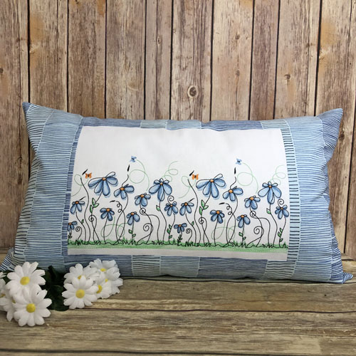 Blue Summer Pillow