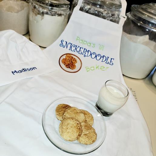 Child’s Snickerdoodle Baker Apron and Cap