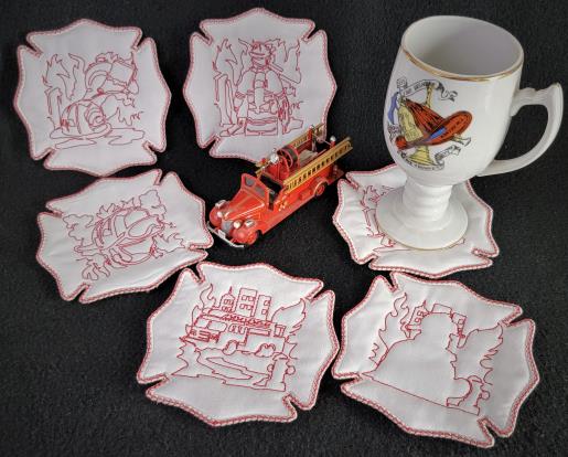 ITH Firefighter Coasters