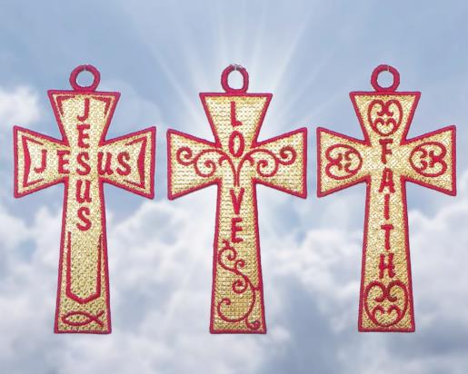 Mylar Crosses