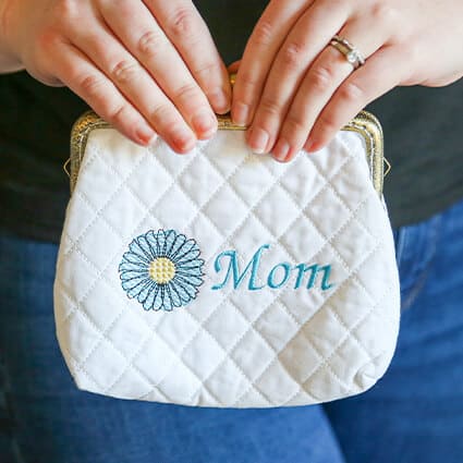 ITH Quilted Clutch for Mom