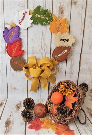 Grateful Leaves Wreath