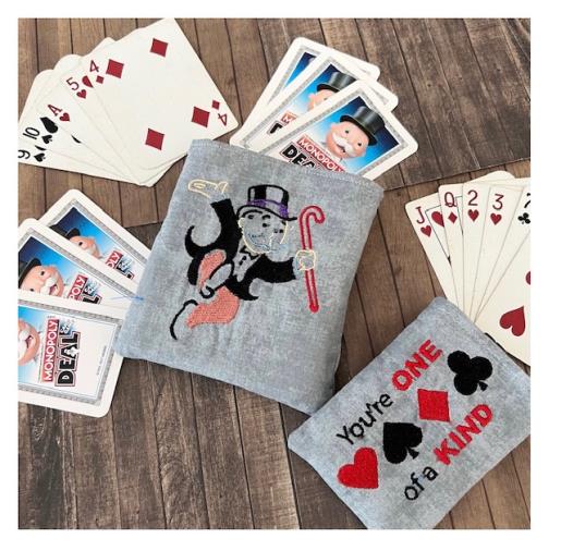 Fabric Game Cards Holder