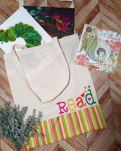 Book Tote Bag