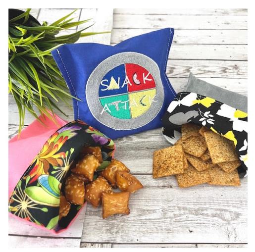 Reusable Fabric Snack Baggie